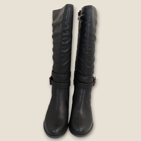 NEW Blowfish Malibu Women's Binda Vegan Leather Boot Black Local Sheriff 8.5M - Picture 3 of 12